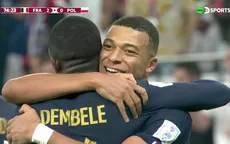 Francia vs. Polonia: Kylian Mbappé marcó el 2-0 con un golazo  - Noticias de eliminatorias-qatar-2022