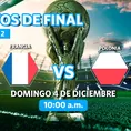 Francia vs. Polonia se miden por los octavos de final de Qatar 2022