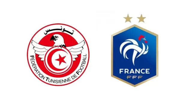 Francia vs. Túnez en el Education City Stadium.