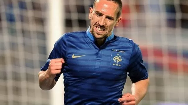 Franck Ribéry anunció su retiro de la selección de Francia