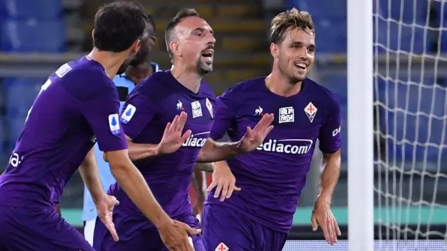 Franck Ribéry: Jugada espectacular y golazo para la Fiorentina ante Lazio