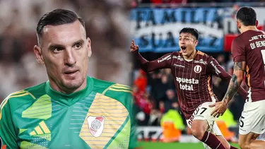 Franco Armani dio detalles del por qué no le atajó remate a Jairo Concha en el River vs Universitario / AD