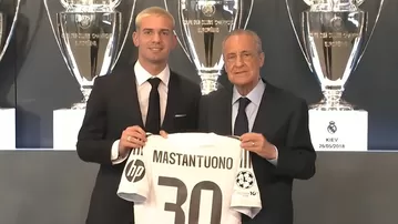 Franco Mastantuono presentado como nuevo jugador del Real Madrid