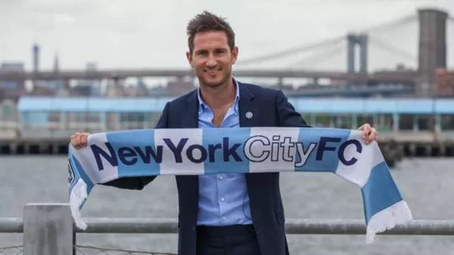Frank Lampard fue presentando por el New York City como su nuevo refuerzo