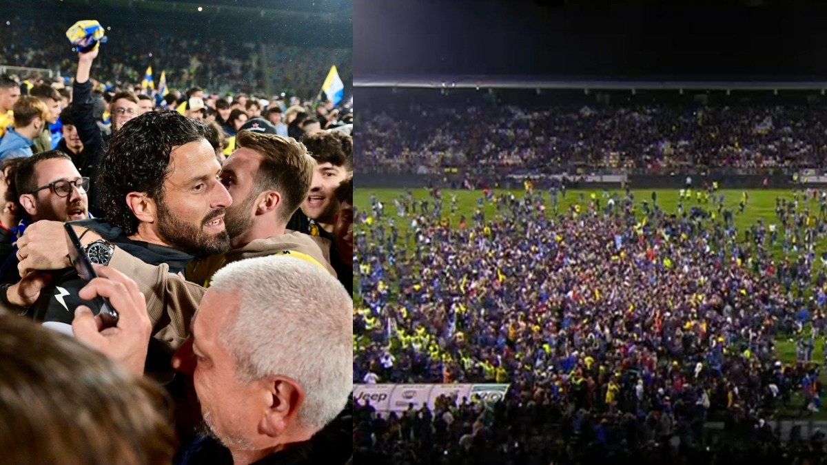 Frosinone: Ascenso a la Serie A e invasión de cancha