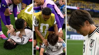 Futbolistas de Japón rompieron en llanto tras la derrota ante Brasil