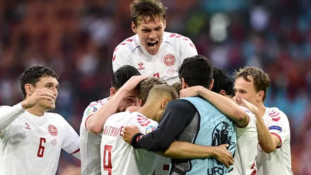 Eurocopa: Dinamarca goleó 4-0 a Gales y clasificó a los cuartos de final