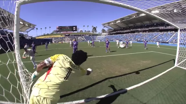 Pedro Gallese sorprendió a todos con impresionante atajada en partido de Orlando City vs LA Galaxy por Leagues Cup / Apple TV