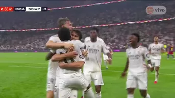 García encontró un rebote y puso 2-2 de Real Madrid vs Barcelona