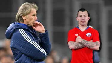 Gary Medel quedó fuera de los amistosos ante Albania y Francia. | Foto: AFP