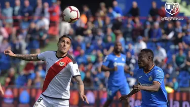 Es el segundo partido consecutivo que Advíncula se queda en la banca. | Foto: Rayo Vallecano. Es el segundo partido consecutivo que Advíncula se queda en la banca. | Foto: Rayo Vallecano.