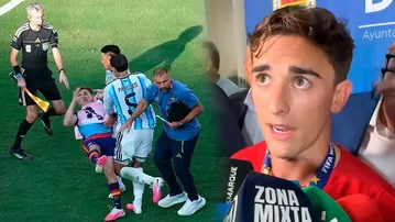Gavi hizo un pedido a FIFA por la agresión que le propinó Leandro Paredes: "Lo más lógico"