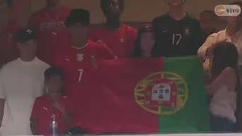 Georgina Rodríguez presente en el estadio para el Colombia vs Portugal