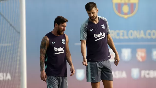 Piqué guarda una larga amistad con Messi | Foto: AFP
