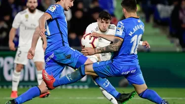 Real Madrid no logró pasar del empate 0-0 con el Getafe | Foto: AFP.