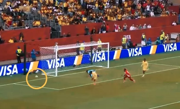 Waterman estuvo cerca de anotar un golazo Waterman estuvo cerca de anotar un golazo