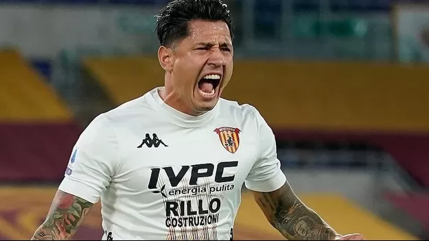 Gianluca Lapadula anotó el 2-0 para Benevento ante Crotone por la Serie B de Italia