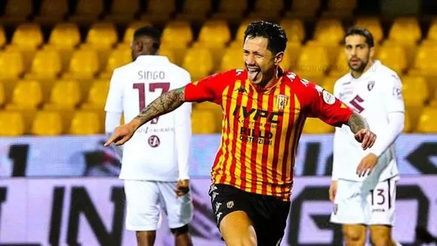 Gianluca Lapadula anotó en empate del Benevento