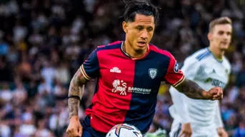 Gianluca Lapadula anotó un golazo en su debut con Cagliari ante Leeds