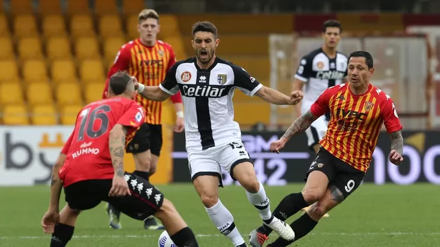 Con Gianluca Lapadula, Benevento cayó 1-0 ante Sassuolo por la Seria A