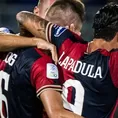 Gianluca Lapadula casi marca un golazo en triunfo del Cagliari por la Serie B