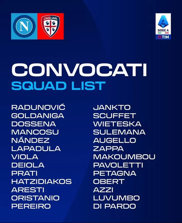 Lapadula convocado para el Napoli vs. Cagliari por la Serie A. | Foto: Cagliari