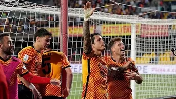 Gianluca Lapadula fue elegido el mejor jugador en el triunfo de Benevento