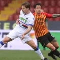 Gianluca Lapadula no celebró en su cumpleaños: Benevento empató 1-1 con Sampdoria