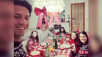 Gianluca Lapadula recibe Navidad en familia: "Feliz Nochebuena a todos"