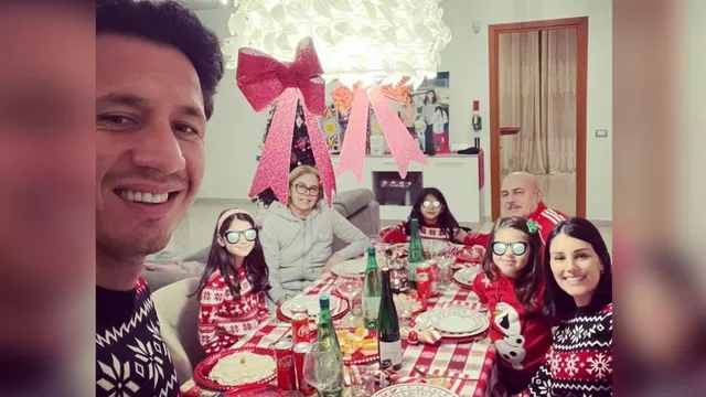 Gianluca Lapadula recibe Navidad en familia: &quot;Feliz Nochebuena a todos&quot;