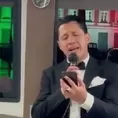 Gianluca Lapadula recibió el 2022 cantando &#39;Fly me to the moon&#39; de Frank Sinatra