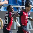 Gianluca Lapadula se pronunció tras volver al gol con el Cagliari