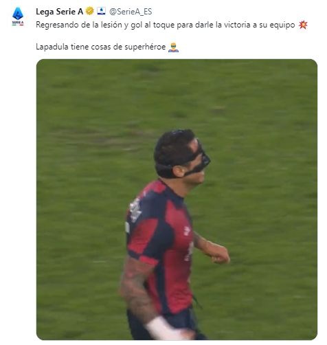 Serie A destacó el regreso de Gianluca Lapadula. | Fuente: @SerieA_ES