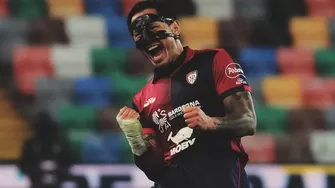 Gianluca Lapadula volvió a las canchas con gol. | Foto: @SerieA_ES/Video: América Deportes