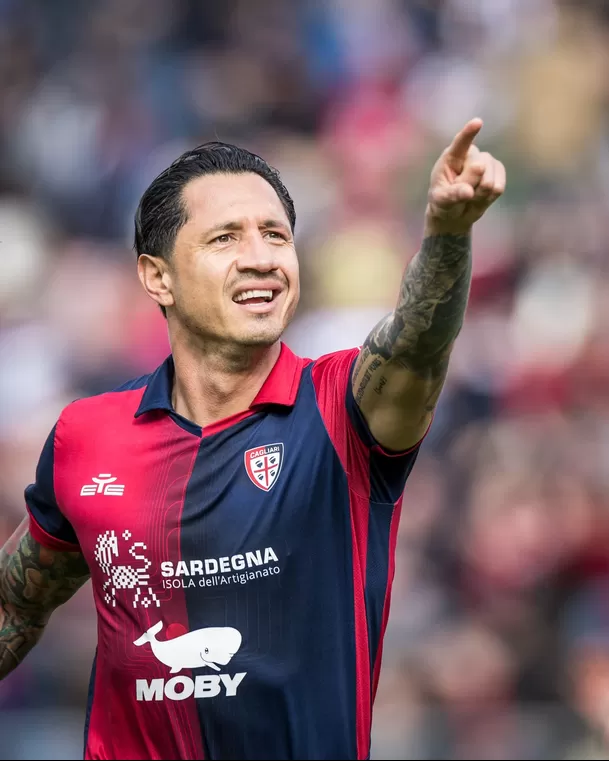 Gianluca Lapadula anotó su primer gol en 2024. | Fuente: @CagliariCalcio