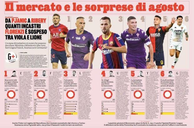 El diario &#39;La Gazzetta dello Sport&#39; habló de Lapadula.