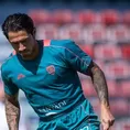 Gianluca Lapadula volvió a las prácticas con el Cagliari