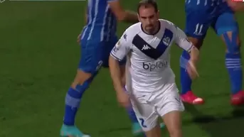 Godín anotó su primer gol en Liga argentina en empate de Vélez ante Godoy Cruz