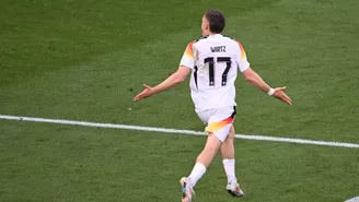 Gol de Florian Wirtz da el 1-1 a Alemania frente a España en la Eurocopa