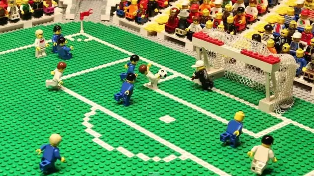 El gol de Götze y la celebración de Alemania al estilo Lego