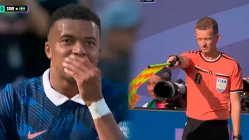 Mbappé convirtió SENSACIONAL GOLAZO para el 1-0 de Francia sobre Suecia, pero fue anulado