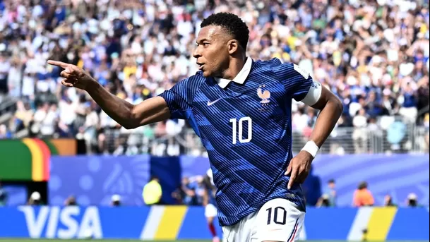 Mbappé celebra ante Senegal. (Foto: Reuters)