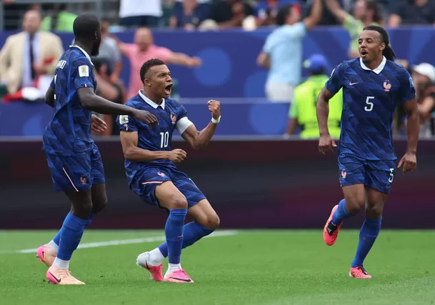 Mbappé celebra su gol ante Irak. (Foto: Reuters by Claudia Greco) Mbappé celebra su gol ante Irak. (Foto: Reuters by Claudia Greco)