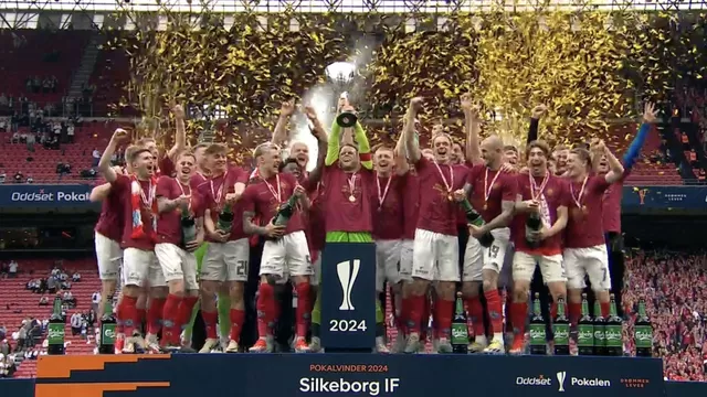 ¡Campeones! Con gol de Oliver Sonne el Silkeborg logró el título en la Copa de Dinamarca