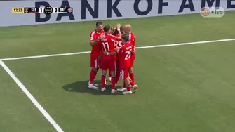 Andreas Schjelderup aprovechó un gran desborde y centro por derecha para anotar el primer que en Charlotte. | Video: AD