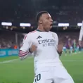 Kylian Mbappé silenció el Camp Nou tras anotar el 1-0 de Real Madrid sobre Barcelona