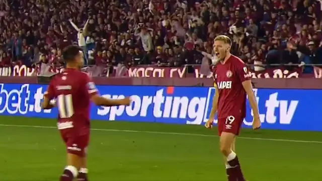 Así fue el golazo de Rodrigo Castillo para que Lanus clasifique a la final de la Copa Sudamericana / ESPN