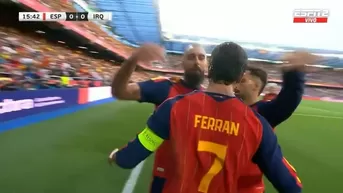 GOLAZO de España en un contragolpe extraordinario ante Irak