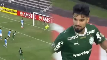 Golazo de Flaco López para 1-0 de Palmeiras vs Sporting Cristal
