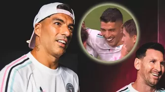 El delantero uruguayo es la carta de gol del conjunto rosa ante la ausencia de Messi y lo paga con creces. | Foto: X de Inter Miami - Video: Apple TV